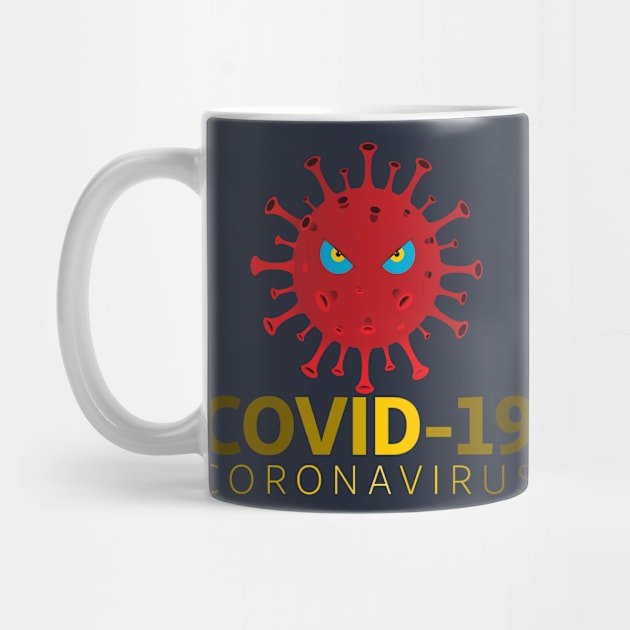 Coronavirus Covid-19 design corona-virus covid 19 covid19 protection quarantine re by Semenov